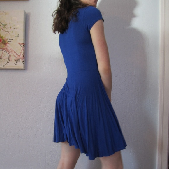 Blue Skater Dress - Picture 4 of 5